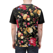 Load image into Gallery viewer, foamposite floral all over print sneaker match shirt floral foamposite shirt floral foam t shirt cut sew flower mistress