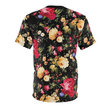 Load image into Gallery viewer, foamposite floral all over print sneaker match shirt floral foamposite shirt floral foam t shirt cut sew polyester v1b