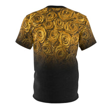 Load image into Gallery viewer, gold foamposite sneakermatch tshirt rose fade cut sew