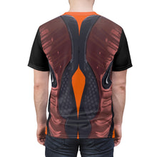 Load image into Gallery viewer, hyper crimson foamposite pro sneaker match t shirt cut sew macroprint