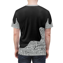 Load image into Gallery viewer, custom jordan 10 cement drip too hard cut sew t shirt