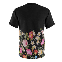 Load image into Gallery viewer, custom no logo foamposite floral all over print sneaker match shirt floral foamposite shirt floral foam t shirt now serving 1 2 bouq