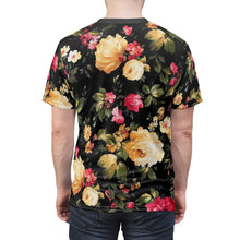 Load image into Gallery viewer, foamposite floral all over print sneaker match shirt floral foamposite shirt floral foam t shirt cut sew polyester v2