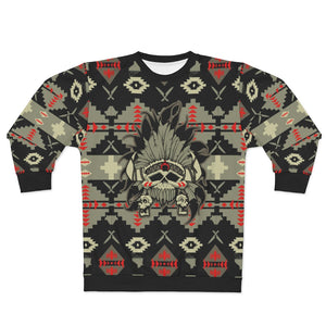 polyester blend all over print sweatshirt to match jordan 6 travis scott cactus jack olive beacon sole chief print v1
