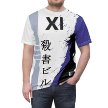 Load image into Gallery viewer, space jam 11 x kill bill all over print t shirt white