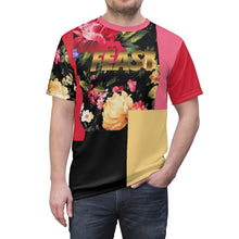 Load image into Gallery viewer, foamposite floral all over print sneaker match shirt floral foamposite shirt floral foam t shirt cut sew polyester v4