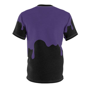 jordan 13 purple white drippin cut sew shirt