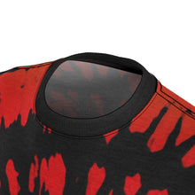 Load image into Gallery viewer, habanero red foamposite sneakermatch shirt tie dye print cut sew