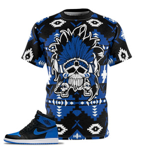 Shirt to Match Jordan 1 Royal Sneaker Colorway Beacon Sole CHiEF T-Shirt