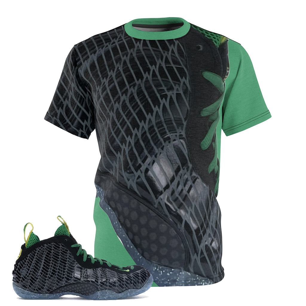 Shirt to Match Orgeon Ducks Foamposite Sneaker Colorway  