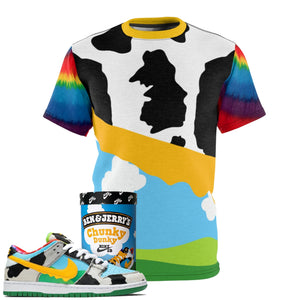 Shirt to Match Nike Dunk SB Chunky Dunky Sneaker Colorway Fresh Carton T-Shirt