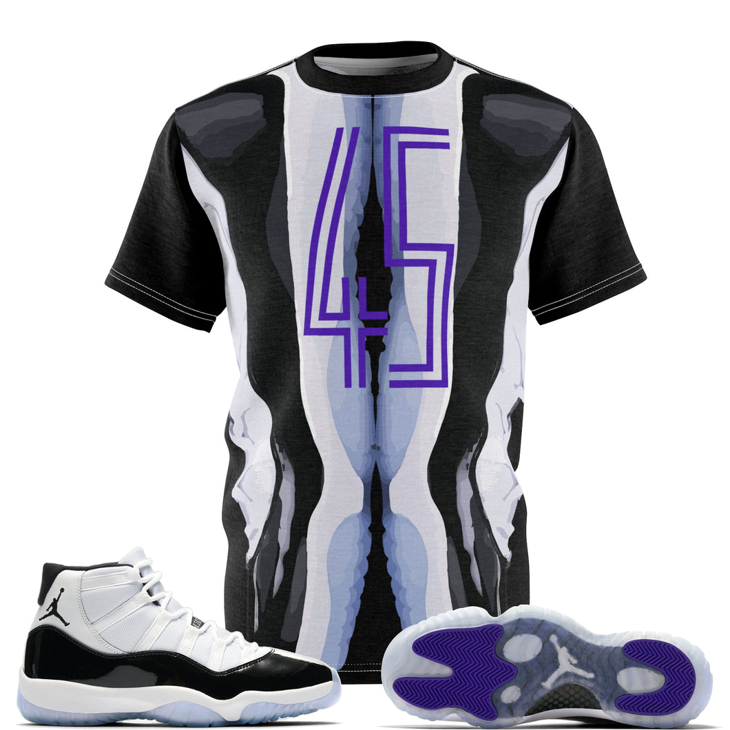 Shirt to Match Jordan 11 Retro Concord 2018 Sneaker Colorway  