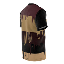 Load image into Gallery viewer, custom maroon foamposite sneakermatch t shirt cut sew drip
