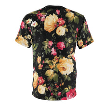 Load image into Gallery viewer, foamposite floral all over print sneaker match shirt floral foamposite shirt floral foam t shirt cut sew polyester v2