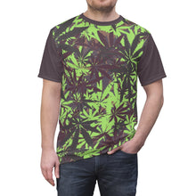 Load image into Gallery viewer, yeezy boost 700 mauve 420 marijuana cannabis pattern t shirt cut sew