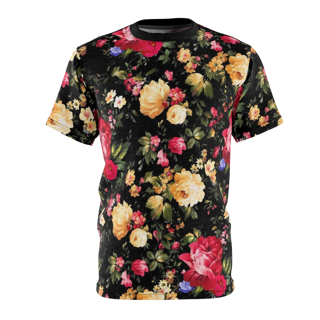 foamposite floral all over print sneaker match shirt floral foamposite shirt floral foam t shirt cut sew polyester v1