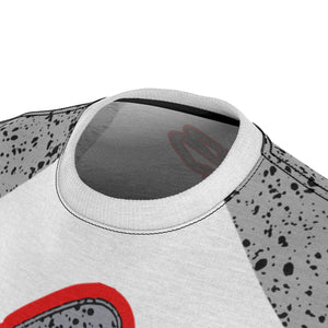 Shirt To Match Jordan 4 OG ’89 White Cement Sneaker Colorway Skyline T-Shirt