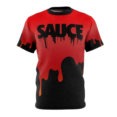 habanero red foamposite sneakermatch shirt drippin sauce