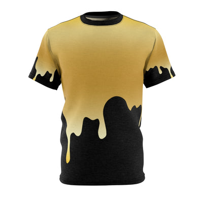 gold foamposite sneakermatch shirt drippin