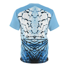 Load image into Gallery viewer, Shirt to Match Blue Mirror Foamposite Sneaker Colorway Bad Luck V4 T-Shirt