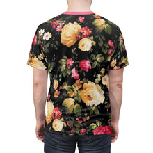 Load image into Gallery viewer, foamposite floral all over print sneaker match shirt floral foamposite shirt floral foam t shirt cut sew polyester v2b
