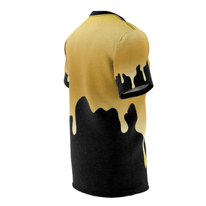 gold foamposite sneakermatch shirt drippin