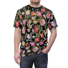 Load image into Gallery viewer, foamposite floral all over print sneaker match shirt floral foamposite shirt floral foam t shirt the cut sew now serving bouquet tee