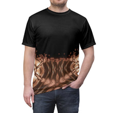 Load image into Gallery viewer, copper foamposite all over print shirt faded v4 by gourmetkickz