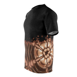 copper foamposite all over print shirt faded v4 by gourmetkickz