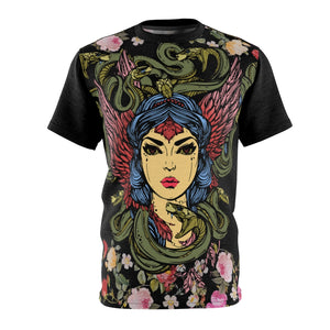 foamposite floral all over print sneaker match shirt floral foamposite shirt floral foam t shirt cut sew medusa tee v3