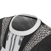 Load image into Gallery viewer, jordan 3 black cement sneakermatch sole 2 sole t shirt