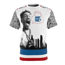 Load image into Gallery viewer, shirt to match jordan 4 retro what the skyline and cement throwback style by chef