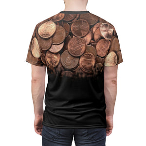 copper foamposite all over print shirt faded v1 by gourmetkickz