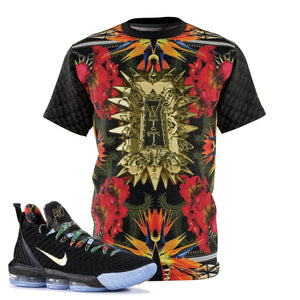 Shirt to Match LeBron 16 Watch The Throne Sneaker Colorway  "The King's Throne" (dark) T-Shirt