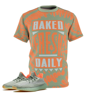 Shirt to Match Yeezy Boost 350 v2 Desert Sage Sneaker Colorway Baked Fresh Daily V1 T-Shirt