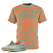 Load image into Gallery viewer, Shirt to Match Yeezy Boost 350 V2 Desert Sage Sneaker Colorway Tie Dye Print V1 T-Shirt