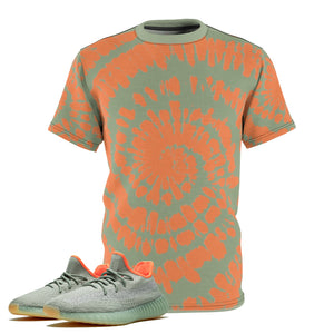 Shirt to Match Yeezy Boost 350 V2 Desert Sage Sneaker Colorway Tie Dye Print V1 T-Shirt