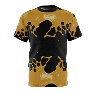 gold foamposite sneakermatch shirt big splat