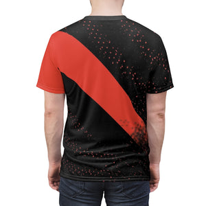 yeezy boost 350 v2 black red match t shirt v3