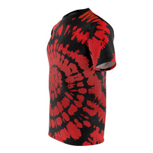 Load image into Gallery viewer, habanero red foamposite sneakermatch shirt tie dye print cut sew