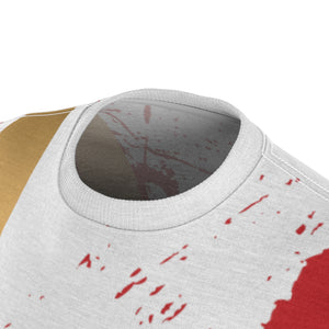 olympic colorway all over print cut sew kill bill shirt