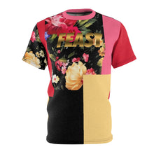 Load image into Gallery viewer, foamposite floral all over print sneaker match shirt floral foamposite shirt floral foam t shirt cut sew polyester v4